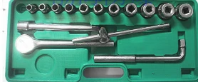 304# stainless steel socket wrench non magnetic 1/2" drive set 24pcs  28pcs 32pcs