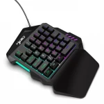 35 Keys One-Handed RGB Mechanical Gaming Keyboard LED Left Hand Mini Keypad For Mobile Game PC PS4 Xbox LOL PUBG Games