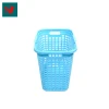 35L Customized shape circular durable chinese clothes sorting colored laundry basket divided for hotel