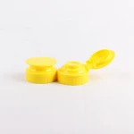 38/400 Food Grade Yellow Plastic Silicone Valve Flip Top Cap Squeeze Bottle Flip Honey Cap