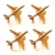Import 3d airplane badge enamel souvenirs from China