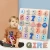 3D Design Alphabet Arabic Aumber Early Educational Wooden Cognition Board Toys Puzzle Toys