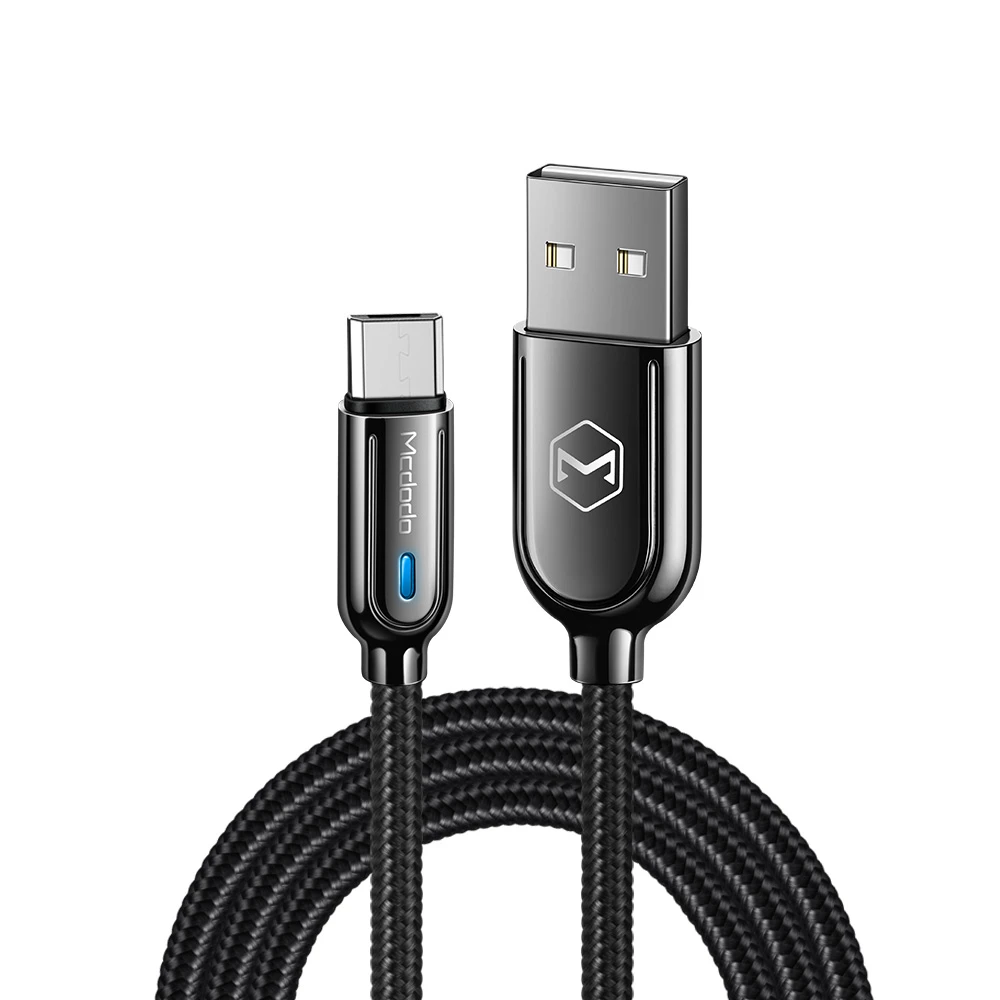 3Ft 5Ft Auto Power Off Led Charging Cable Buy Micro Usb Android Data Charging Charger Cable