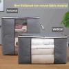 3Pcs Large Toys Blanket Clothes Storage Bag Organizer and Storage Containers