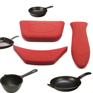 3pcs/set Saucepan Holder Sleeve Slip Cover Grip Cookware Parts Cookware Parts Unique Kitchen Silicone Pot Pan Handle