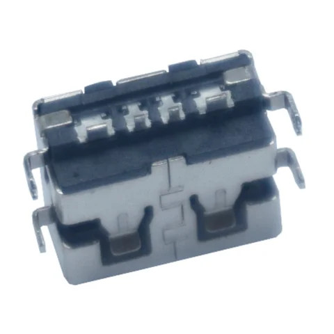 4 Pin Large Current Sinking Board H=1.9mm DIP Female Type USB Connector