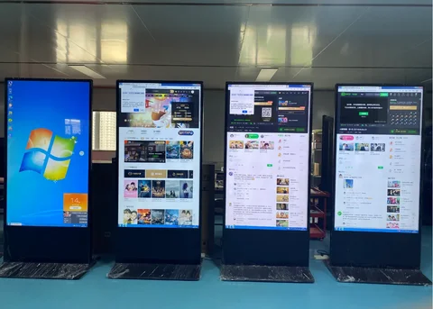 Buy 43 49 55 65 Inch Lcd Digital Signage Displays 4k Poster Smart Kiosk ...