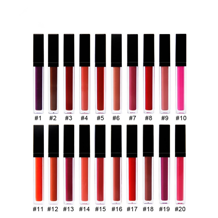 43 Color Custom Logo Cruelty Free Women Lipgloss Liquid Matte Lipstick Private Label Makeup