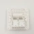 Import 45 Degree Angled wall switch face plate for RJ45 Keystone Jacks 3m single faceplate from China