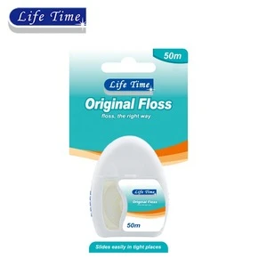 50m higfh quality home use freshmint dental floss in fashion spool manufacturer