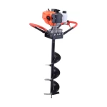 52cc Post Hole Digger Petrol Fence Fencing Earth Drill 100 200 300 Mm Auger