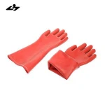 5kv rubber latex electrical insulating working gloves