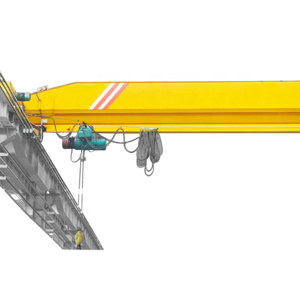 5t Single Beam Overhead Crane with Wire Rope Electric Hoist and Remote Control for sale