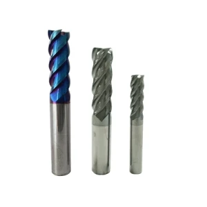 65 Degree Tungsten Steel Milling Cutter 4 Flute Tungsten Carbide End Milling Cutter Coated Hardened and Lengthened CNC Numerical Control Tool Machining D1d2