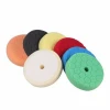 7Pcs 6inch Mix Color Polishing Hole Foam Pad Finish Buffing Polishing Pads With Hole