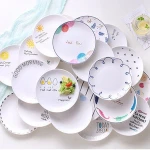 8 inch creative breakfast steak salad dish plates