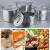 Import 8Pcs Kitchen Stainless Steel Cookware Set Cooking Pot Pan Set from China