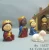 Import 9 Inch New Ideas Resin Indoor China  Production kids Christmas Crib Nativity Set For Home Decoration from China