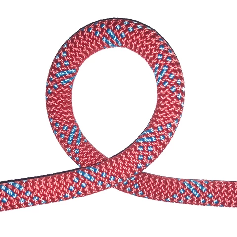 9.5mm OEM colorful climbing rope dynamic single nylon braided rope