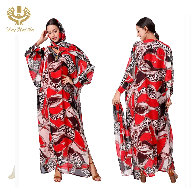 Abaya Muslim Dress Kaftan Long Sleeve Wholesale Islamic Clothing