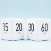 ABS Cube Shaped Led Display Voice Remind Countdown Digital Timer for Kitchen