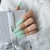 Import ABS New Lovely 24 Colorful Beauty Acrylic Nails Long Fingernails False nail press on from China