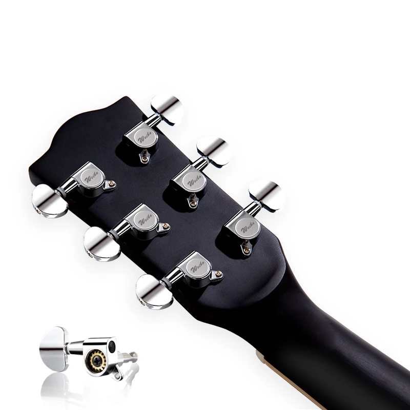 Acoustic guitar Hot sales Gitar 1090*500*185*160mm black adjustable string acoustic guitars