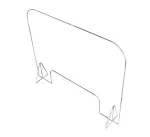 acrylic protective sneeze counter guard shield