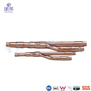 Air Conditioner Parts Branch Joints Y Type Disperse Pipe for Daikin 22T VRF System