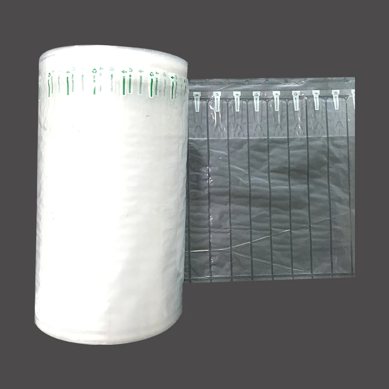 Air inflated film packaging cushion bubble column roll wrap packing material with elite quality