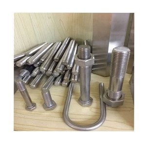 Aisi304 a2 stainless steel All Thread Threaded Rod Bar double ends U studs bolt Factory price