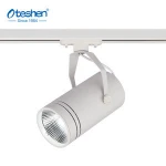 Aluminium casing  20w 30w led track light with 1 and 3 phase track lighting