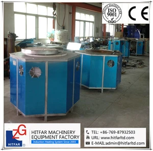 aluminium smelter:600kgs aluminum ingot induction melting holding furnace