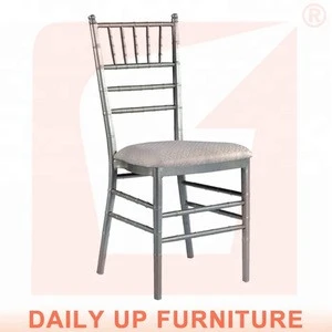 Aluminum Bar Stool Parson Chair for Hotel Wedding Chiavari Chair Dining Hall Restaurant Chair