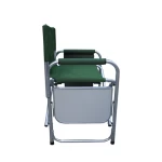 Aluminum Director Chair with Side Table Custom Portable Folding Camping Chair