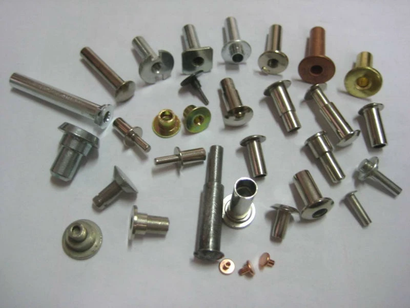 Aluminum/stainless steel/carbon steel/copper flat head hollow rivets