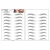 Import Amazon Hot Sales Long Lasting Eyebrow Transfers 4D Hair-like Eyebrow Tattoo Sticker from China
