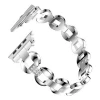 AMBISON Women Stainless Steel Crystal Diamond Replacement Bracelet Accessories Bands for Apple Watch 38mm 42mm
