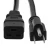 Import America standard 220v USA ac power cord free sample 3pin plug us 3 pin power cable for computer from China