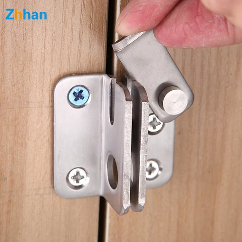 Anti-theft Safety bolt of Stainless Steel Buckle Lock with cabinet buckle