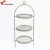 Import Antique Vintage Round 3 Tier Metal Glass Wedding Cup Cake Stand with glass plate from China