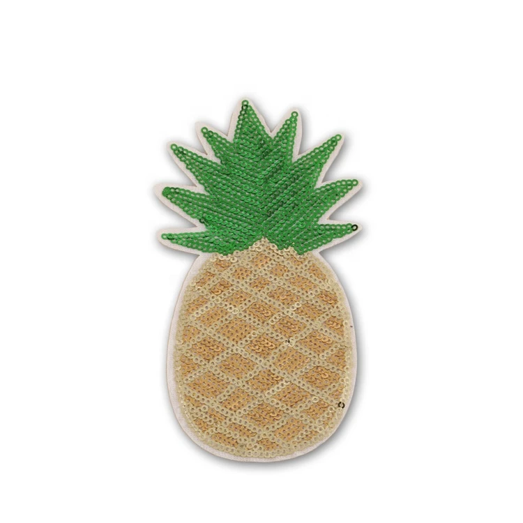 Applique Iron On Fruits Sequin Embroidery Patch