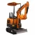 Import Arm deflection 800kg mini excavator 0.8ton small excavator for sale from China