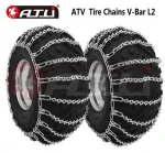 ATLI V-Bar LV2 Easy Universal Fit Emergency Anti-Skid Snow Ice Mud Off Road For Traction Chain ATV Snow  Chains