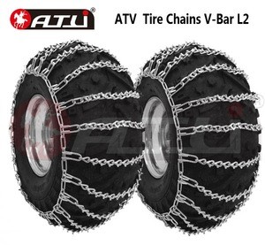 ATLI V-Bar LV2 Easy Universal Fit Emergency Anti-Skid Snow Ice Mud Off Road For Traction Chain ATV Snow  Chains