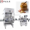 Automatic 2/6/4/8 Head Liquid Sauce Bottle/Jar Filling Capping Labeling Packing Machine Line for Chili Sauce