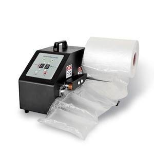 Automatic air-filled sealing air bag packing pillow filling bubble air inflatable wrap roll cushion machine