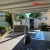 Import Automatic Aluminium Pergola With Electric Retractable PVC Fabric Awning Roof System from China
