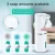 Import Automatic Foaming Hand Soap Dispenser Touchless Foam Soap Dispenser Rechargeable Bathroom Countertop Soap Pump from China