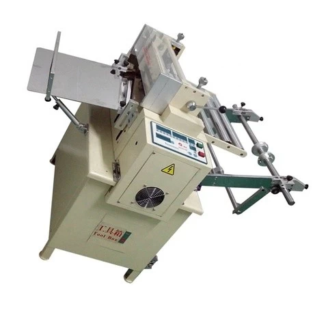 Automatic Kiss Elastic Pipe Abrasive Paper Strip Aluminum Copper Foil Tape Cutter Film Sheeting Cutting Machine